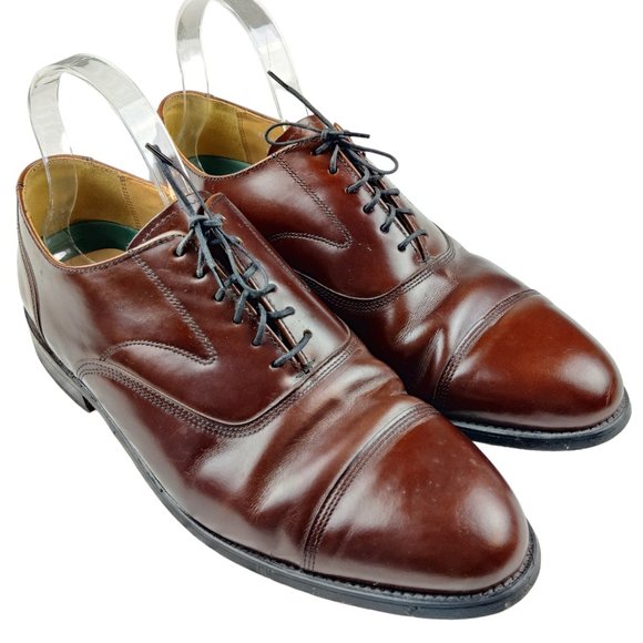 Hanover Master Flex Brown Leather Oxford Dress Shoes Lace Up main image 5